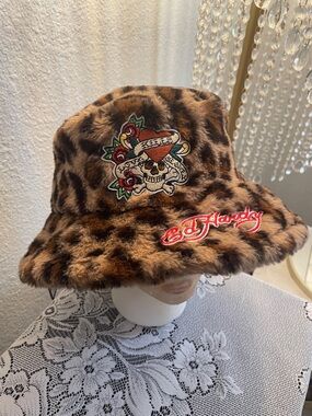 Ed Hardy Leopard Bucket Hat